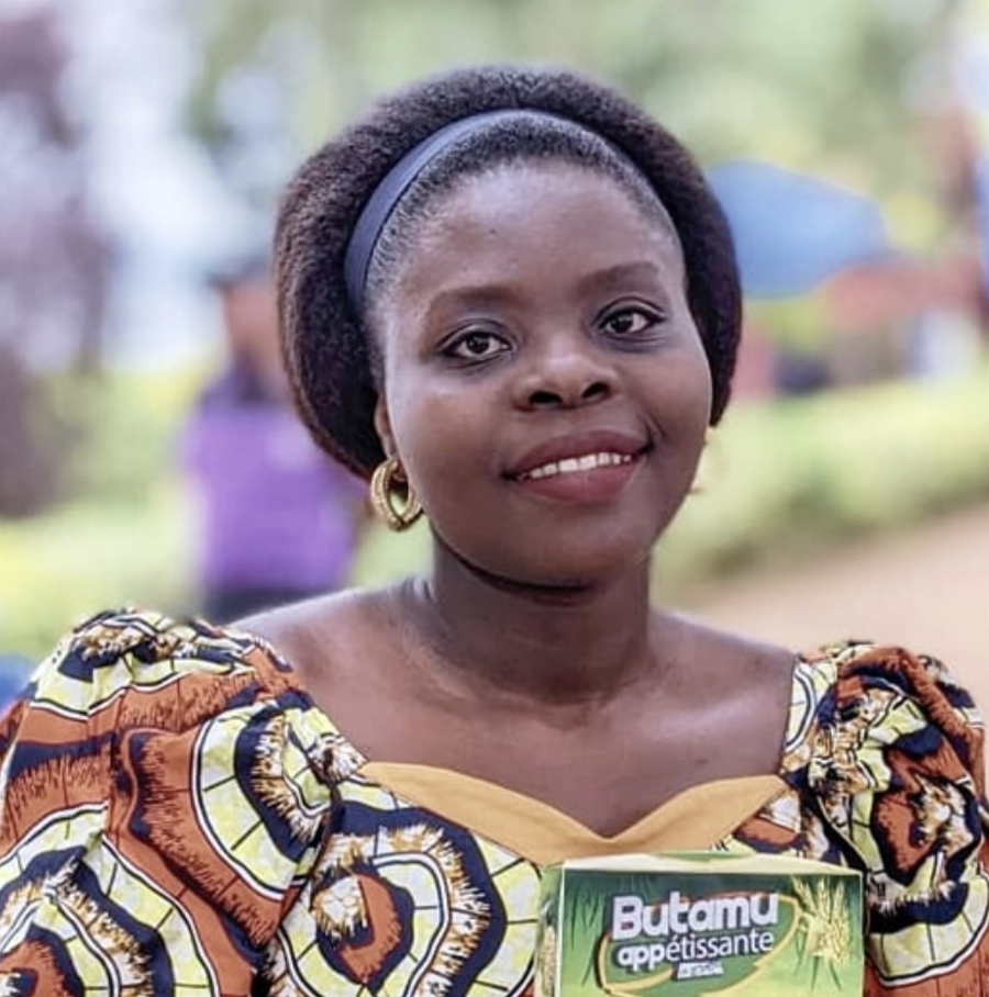 Kitumaini Shamaba Esperance, an AWE DRC participant, founder of Butamu ASPK.